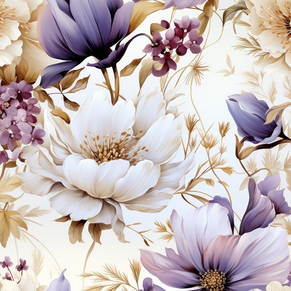 Cinta elástica de terciopelo 4cm flores Vilma
