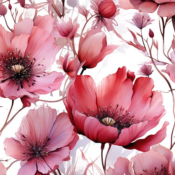 Cuero sintético (polipiel) flores belleza rosa