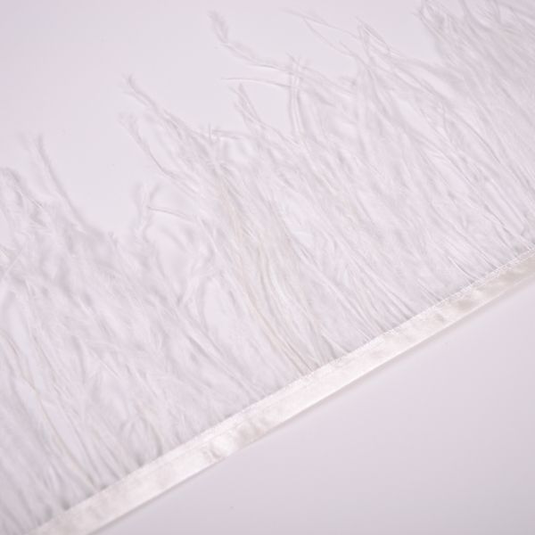 Flecos de pluma 10-15 cm blanco