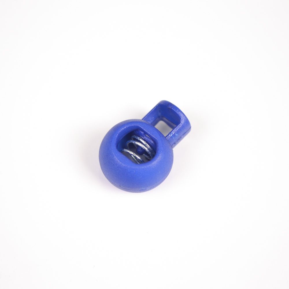 Tope de cordon con presilla 9 mm set de 10 pzs - azul marino