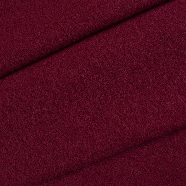 Tela de lana para abrigos rojo vino