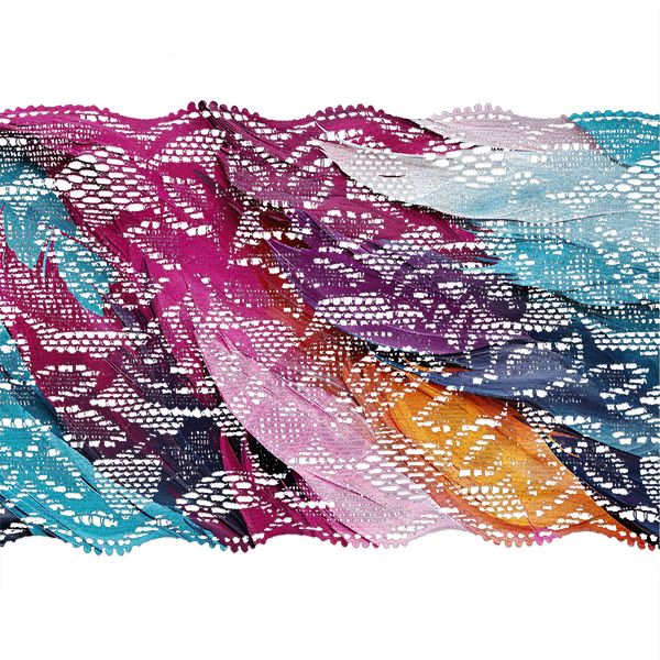 Tela de sudadera Milano 150cm plumas de colores