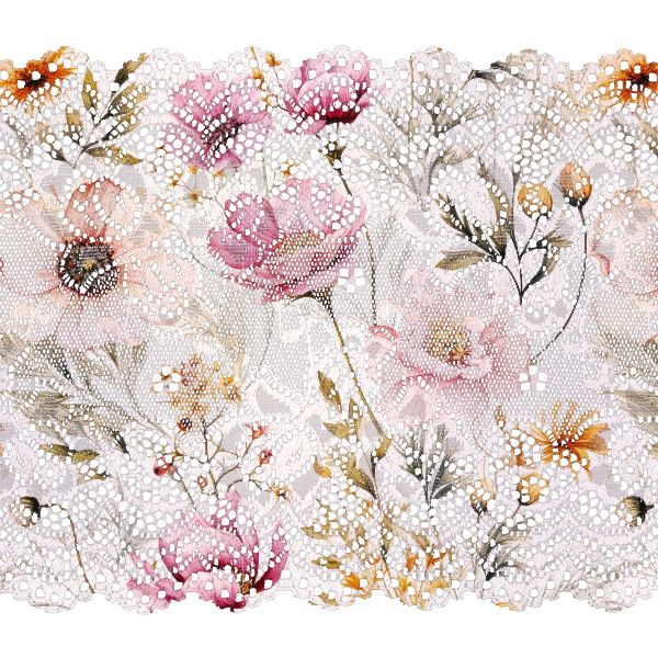 Panel PUL para cubierta de pañal flores de verano Romantika