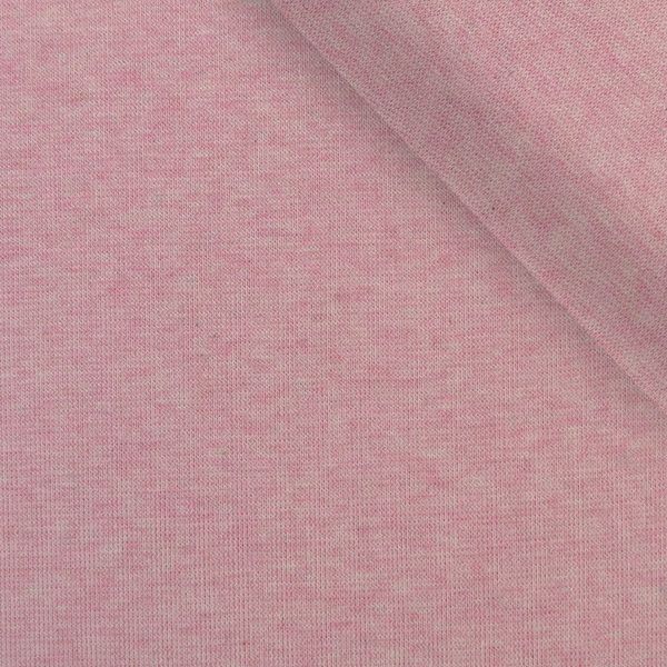 Tela de punto de rayas Harmony rosa claro melange № 36