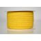 Cordón trenzado de algodón 5 mm amarillo