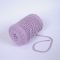 Cordón trenzado de algodón 6 mm premium lila