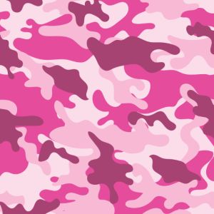Tela de sudadera Takoy camuflaje rosa
