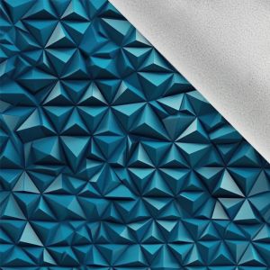 Softshell de invierno 3D triángulos azul