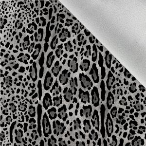 Softshell de invierno leopardo gris