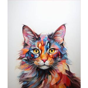 Tela de sudadera Takoy PANEL 50x60 cm gato europeo