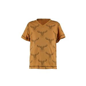 Patrón de costura PDF camiseta cuello pico infantil