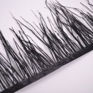 Flecos de pluma 10-15 cm negro