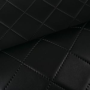 Piel sintética (polipiel) 3 capas para asientos de automóvil cuadrados