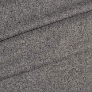Tela para tapizar con aspecto de lana BAKU gris oscuro