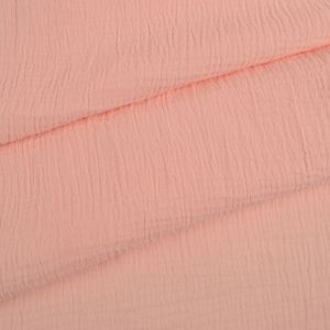 Muselina/doble gasa Bella rosa claro