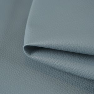 Cuero sintético (polipiel) gris azulado