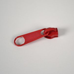 Deslizador metálico para cremallera TKY con tirador #3 mm rojo