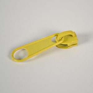 Deslizador metálico para cremallera TKY con tirador #3 mm amarillo