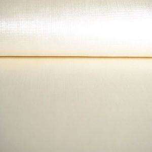 Cuero sintético (polipiel) liso perlado color blanco