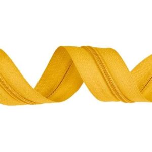 Cremallera espiral metraje #3 mm amarillo sin deslizador